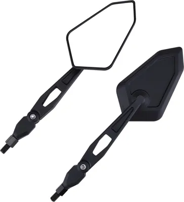 Obrázek produktu pro Zrcátko na motorku se zpětným zrcátkem E-mark RSX2 černé