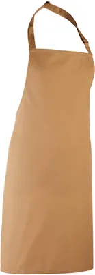 Produktbild von Premier Workwear PR150 | Latzschürze ŽColoursŽ - Waschbar bei 60 °C - Farbe: Camel (ca. Pantone 132) - Größe: 72 x 86 cm