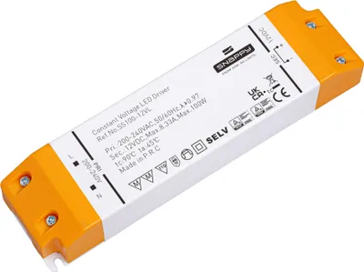 Produktbild von Snappy SS100-24VL – LED Netzteil 24V DC, 100W, Konstantspannung, IP20, PFC ≥ 0,9,