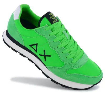 Image de SUN68 Tom Solid - Baskets pour homme, vert fluo, Z36101-61, taille 42
