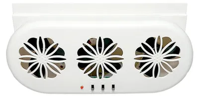 Obrázek produktu pro Ventilátor do auta s 3 lopatkami, napájený přes USB a solární energií, pro cirkulaci vzduchu. Tichý ventilátor, který slouží jako odvětrávání a chladič. Automobilový ventilátor pro chlazení radiátoru s nezávislým napájením