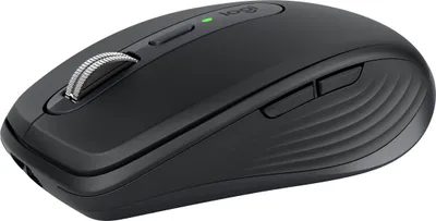 Immagine prodotto di Logitech MX Anywhere 3 - Mouse - Laser - 6 pulsanti - Senza fili - 2,4 GHz, Bluetooth - Ricevitore senza fili (USB) - Grafite grafite