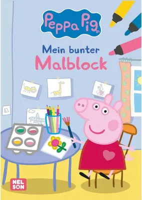 Obrázok produktu pre Obrázky na vyfarbenie Peppa Wutz: Moje farebné omaľovánky