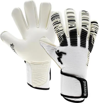 Produktbild von Precision Torwarthandschuhe Elite 2.0 Giga Fußball weiß schwarz Größe 9