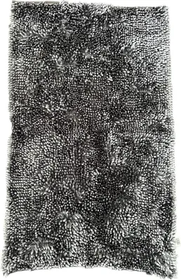 Produktbild von KBT n Luxus Chenille Badteppich, Mikrofaser, eckig 60x100cm, Grau