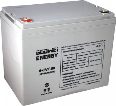 Produktbild von GOOWEY ENERGIE Pb Traktion Sicherung Akkumulator VRLA GEL 12V/80Ah (6-EVF-80)
