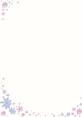 Produktbild von Briefpapier - Format 21 x 29,7 cm - Blumenblüten -  1 x Einleger, 10