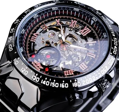 Produktbild von BO-14427 Herrenuhr Schwarz/Gold/Rosa – Eleganz pur KP14427