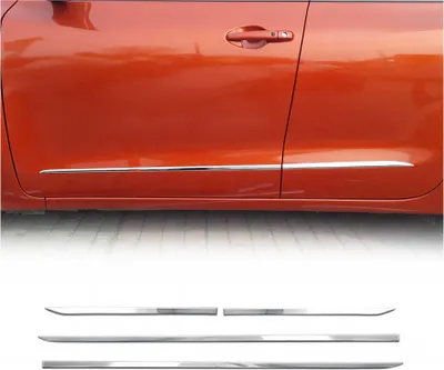 Image de Garniture baguette de porte latérale pour Opel Frontera OV24 2024-2025 inox 4Pcs