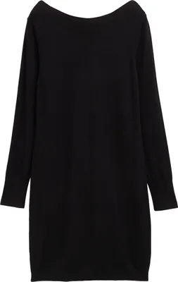 Produktbild von Strickkleid mit U-Boot-Ausschnitt