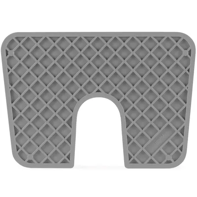 Produktbild von Heckschutzplatte für Außenborder, 320 x 220 mm, Kunststoff, robust & rostfrei Farbe: Grau