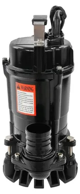 Produktbild von Schmutzwasserpumpe - Tauchpumpe - 750 W - Edelstahl - Selbstansaugend - Entwässerung & Bewässerung - Für Tiefbrunnen - Schwarz