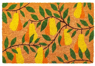 Obrázek produktu pro Podlahová rohož Relaxdays, kokosová, 60x40 cm, dveřní kobereček, protiskluzová, odolná povětrnostním vlivům, podlahová rohož pro vnitřní i venkovní použití, vícebarevná