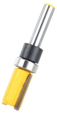 Obrázok produktu pre 1/4" stopka, horné ložisko, fréza na zarovnávanie, fréza na spracovanie dreva