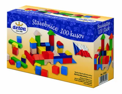Produktbild von Detoa Bauklötze aus Holz 100 Stück