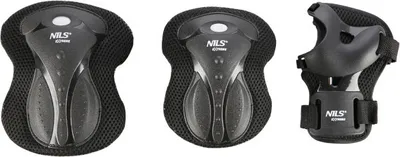 Produktbild von NILS EXTREME Schutzpolster-Set H8334 Größe L schwarz