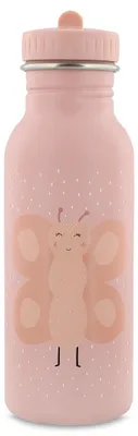 Produktbild von Trixie Trinkflasche Edelstahl Kinder 500ml Mrs. Butterfly rosa Schmetterling