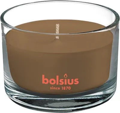 Image de Bougie parfumée Bolsius True Scents en verre, parfum pomme-cannelle, 63 x 90 cm