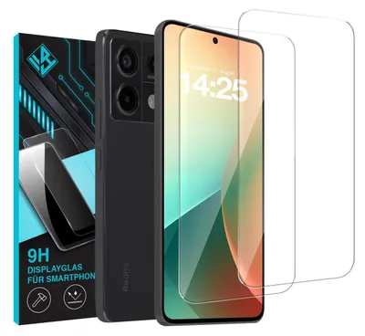 Produktbild von 2x 9H Schutzglas Displayschutzfolie für Xiaomi Redmi Note 13 Pro 5G Displayglas Displayschutz Glas Panzerfolie Schutzglasfolie