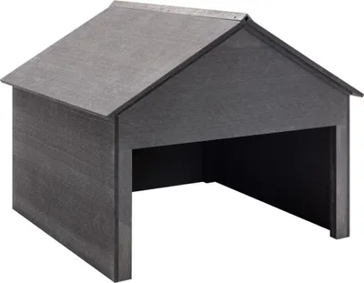 Obrázok produktu pre Maison Exclusive Garáž na kosačku na trávu šedá 80x80x70 cm WPC
