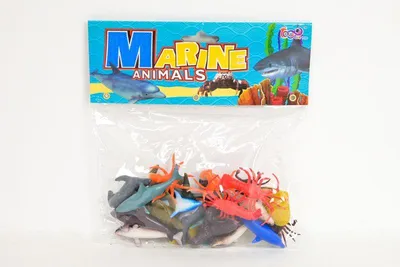 Produktbild von Spielfiguren Set Meerestiere für Kinder, Bunt, 10x5x3 cm, sicher und langlebig