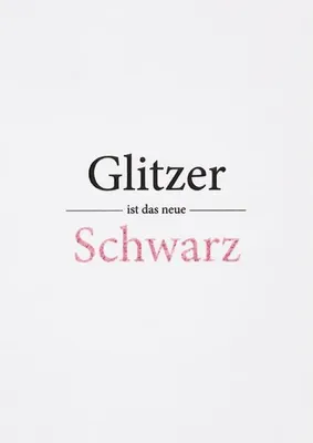 Produktbild von Glitzer Postkarte "Glitzer ist …"