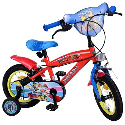Produktbild von Paw Patrol Core Kinderfahrrad 12 Zoll 90-105 cm Größe Mädchen Jungen Fahrrad Alter ab ca. 3 Jahre mit Felgenbremsen