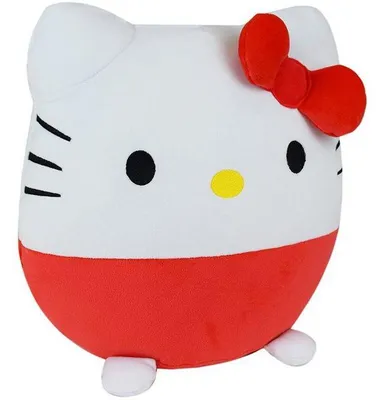 Image de Peluche Kawai coussin - JEMINI - HELLO KITTY -  27 cm - Doux et moelleux