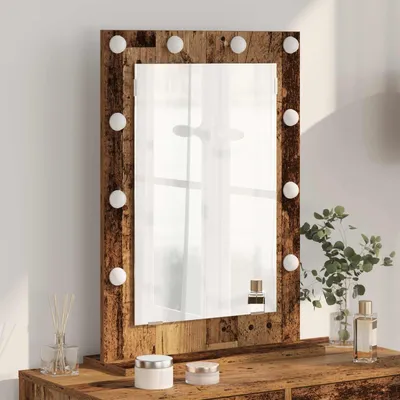 Immagine prodotto di vidaXL Specchio per lavabo rettangolare rovere Sonoma 70 x 50 x 18 cm