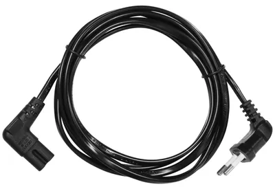 Image de PREMIUMCORD câble d'alimentation 230V pour magnétophone avec fiches coudées 5m (kpspm5-90)