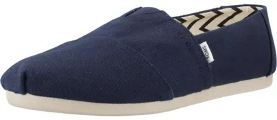 Produktbild von Toms Alpargata Herren Recycelte Baumwolle Segeltuch Schlupf Auf Turnschuhe Mar e – 6,5 UK - 40 EU - 7,5 US / Marine