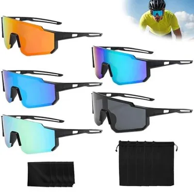 Zdjęcie produktu dla Okulary przeciwsłoneczne sportowe UV400 polaryzacyjne dla mężczyzn i kobiet