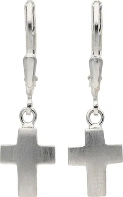 Produktbild von JuwelmaLux Kreuz Ohrhänger 925 Silber JL10-06-2172