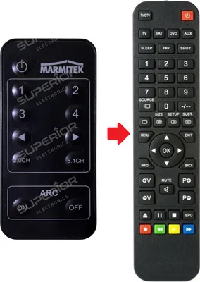Produktbild von Ersatz Fernbedienung für Marmitek Connect 421 UHD/3D