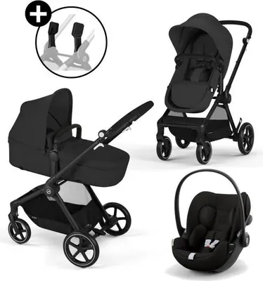 Immagine prodotto di CYBEX EOS PLUS + passeggino trio Cloud G: passeggino convertibile + seggiolino auto estensibile per neonati + inserto per seggiolino convertibile