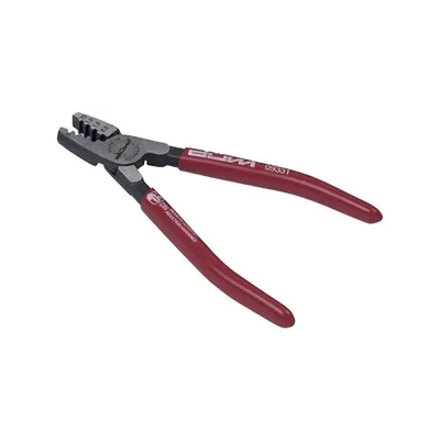 Produktbild von REV 0037116002 Crimpzange für Aderendhülsen (0,25–2,5 mm²), rot