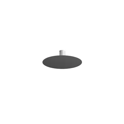 Produktbild von Moderne Deckenleuchte Scheibe Metall Anthrazit Grau 5 Lichter Gx53