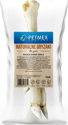 Productafbeelding van PETMEX Hertenhoefjes, wit - lekkernijen voor honden - 300g