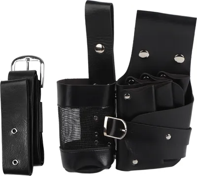 Immagine prodotto di 2 colori cura dei capelli vita borsa forbici pettine borsa capelli pin bottiglia salone parrucchieri strumenti