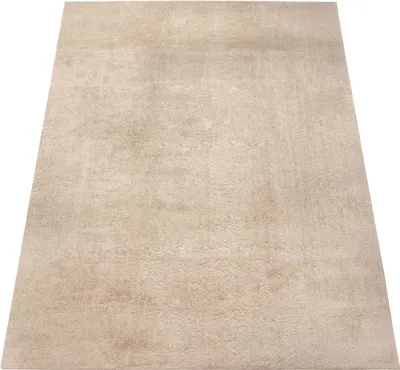 Produktbild von Paco Home Waschbarer Teppich Wohnzimmer Kurzflor Einfarbiger Moderner Stil Weich 120 cm rund
