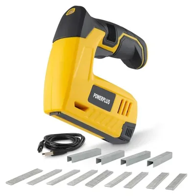 Produktbild von Powerplus Elektrischer Hefter Gelb One Size / EU Plug 220V Gelb One Size