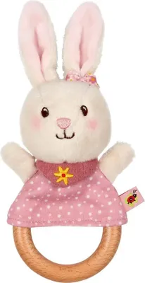 Produktbild von BabyGlück|Die Spiegelburg Greifling Häschen, rosa - BabyGlück