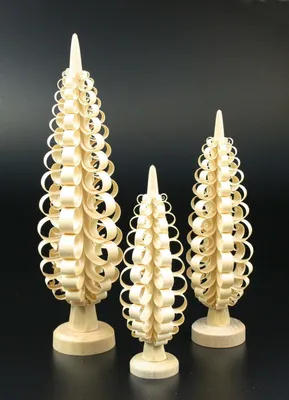 Produktbild von Weihnachtsdekoration Spanbaum Höhe ca 50 cm