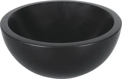 Obrázek produktu pro Umyvadlo na desku Differnz Ruz přírodní kámen černá 25 x 25 x 12 cm 36.102.08