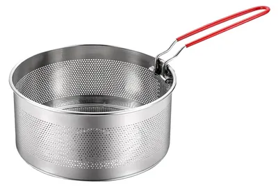 Pastasieb aus Edelstahl, 18 cm, mit abnehmbarem Griff