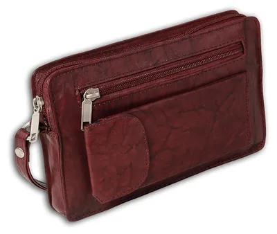 Image de DrachenLeder Sac à poignet homme marron cuir 20x4x12 D2OTJ502N