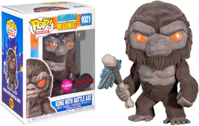 Obrázek produktu pro Sběratelská PVC figurka Godzilla vs. Kong Funko POP! - King Kong se sekerou v plovoucí verzi (1021)