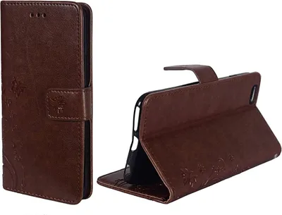 Produktbild von Schutz Hülle Blumen für Handy Apple iPhone 6 / 6s Coffee