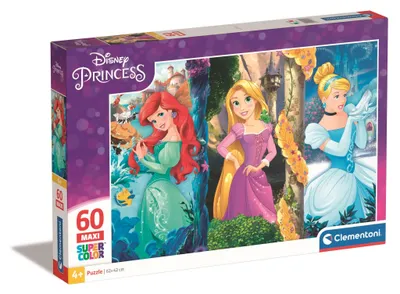Produktbild von Clementoni Puzzle 60 Maxi Princess 26416