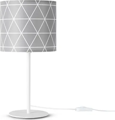 Produktbild von Wandleuchte Stofflampenschirm Tischlampe Nachttischlampe E14 Vintage Retro Rund
